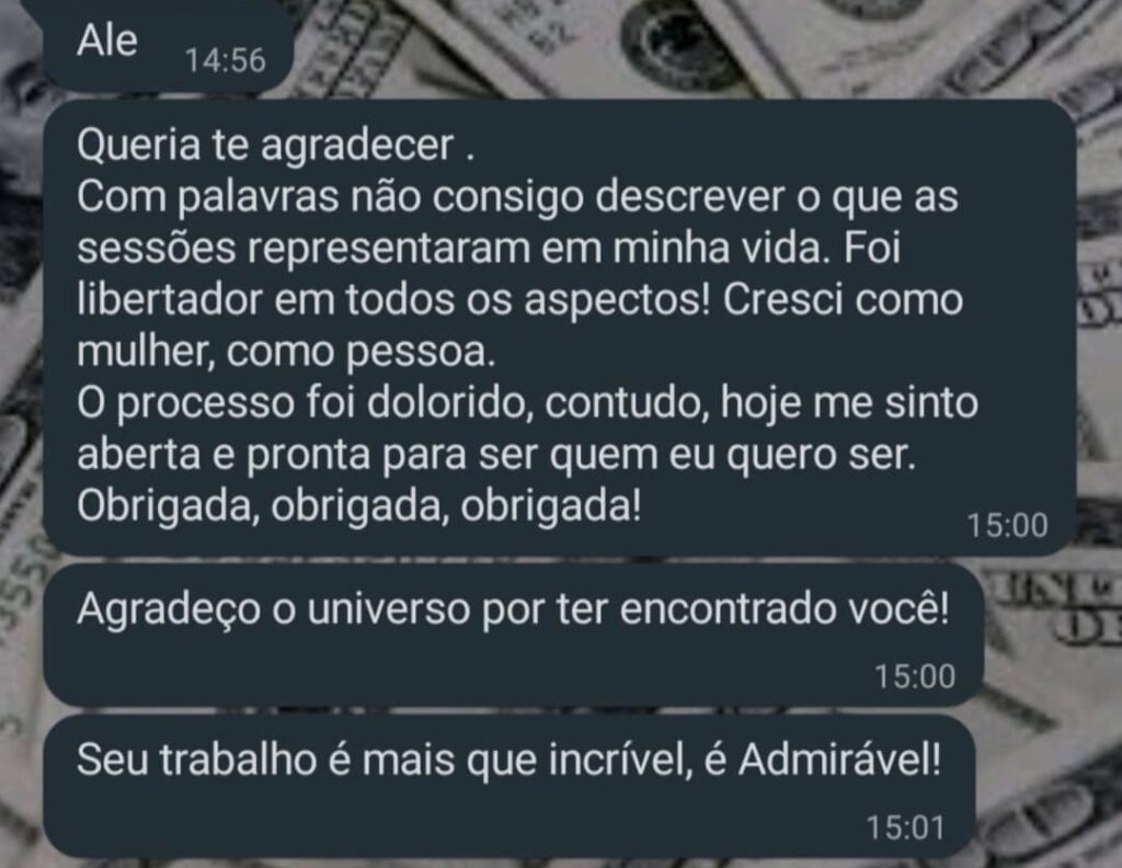 Depoimento resultado terapia breve