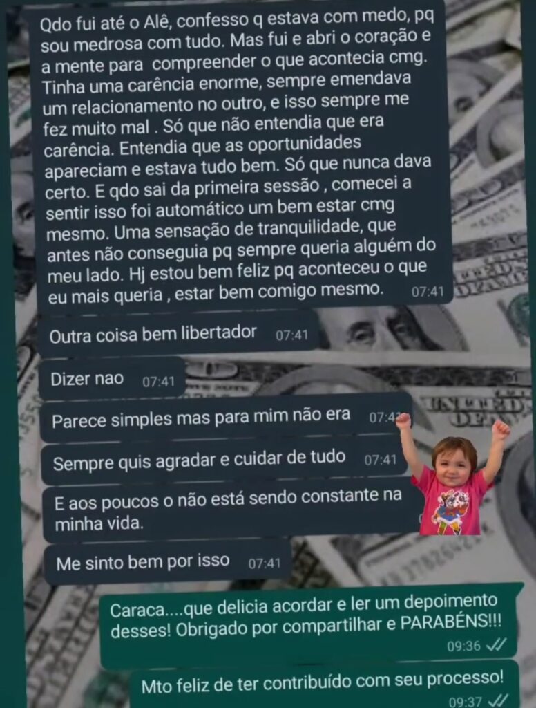 Depoimento hipnoterapia resultado