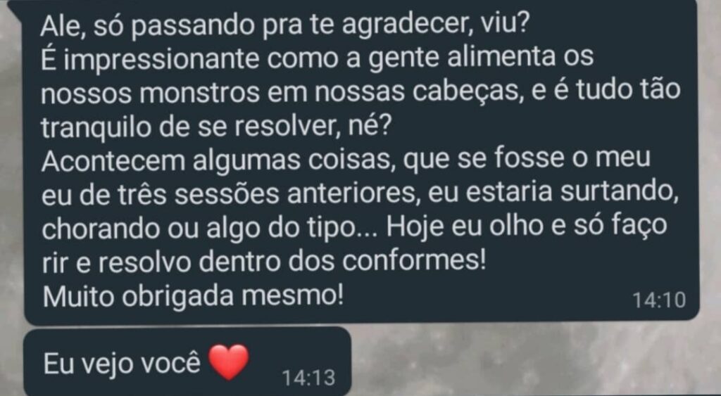 Depoimento compulsão alimentar terapia